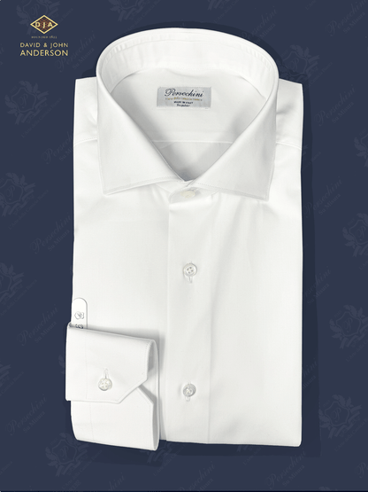Camicia Bianca Popeline 120/2 | David & John Anderson | Sea Island-persechini