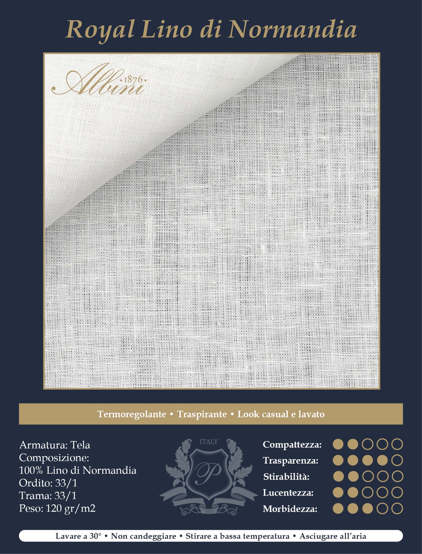 Camicia-Bianca-Royal-Lino-Albini-scheda-tecnica-persechini