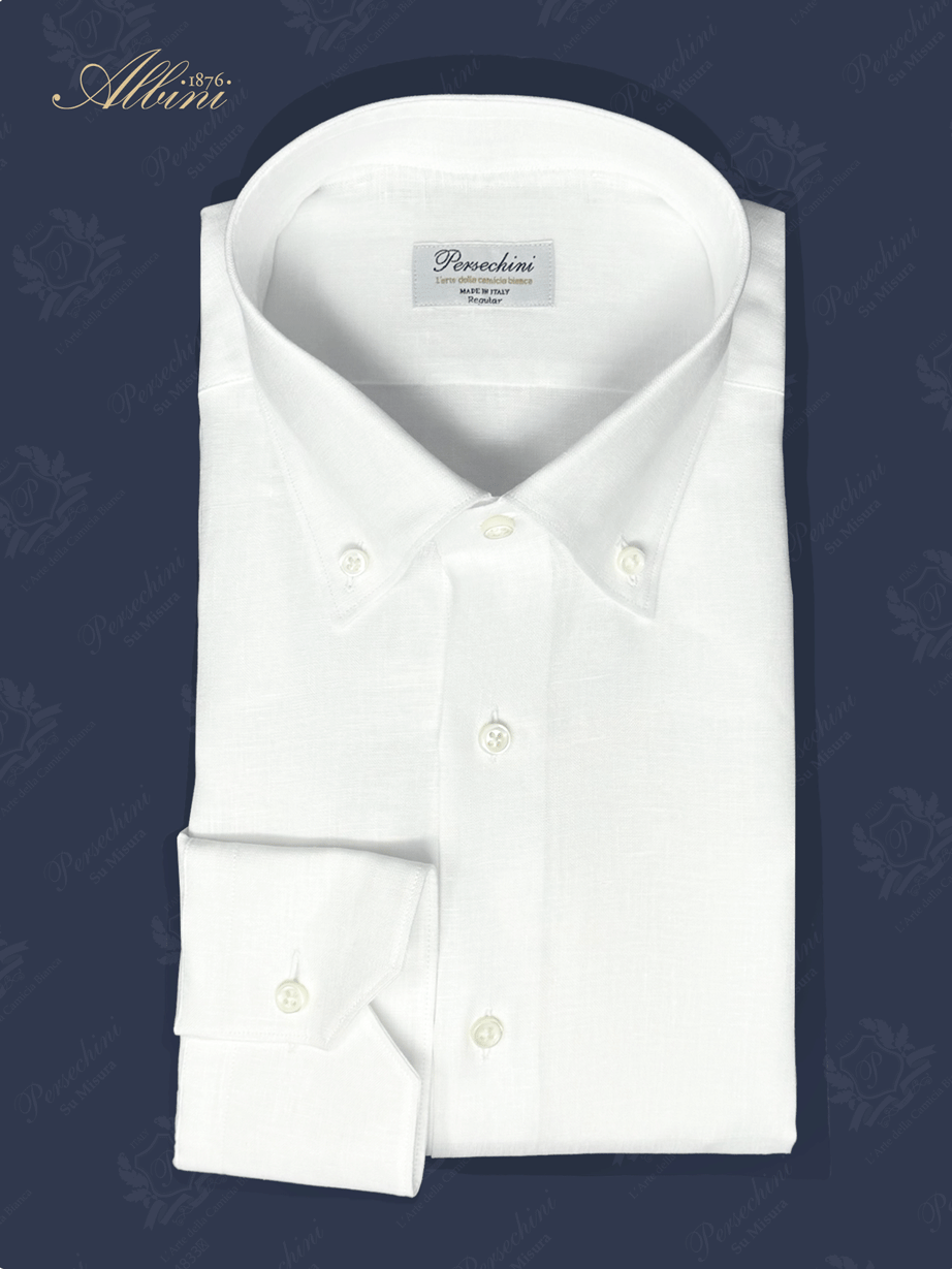 Camicia-Bianca-Royal-Lino-Albini-persechini