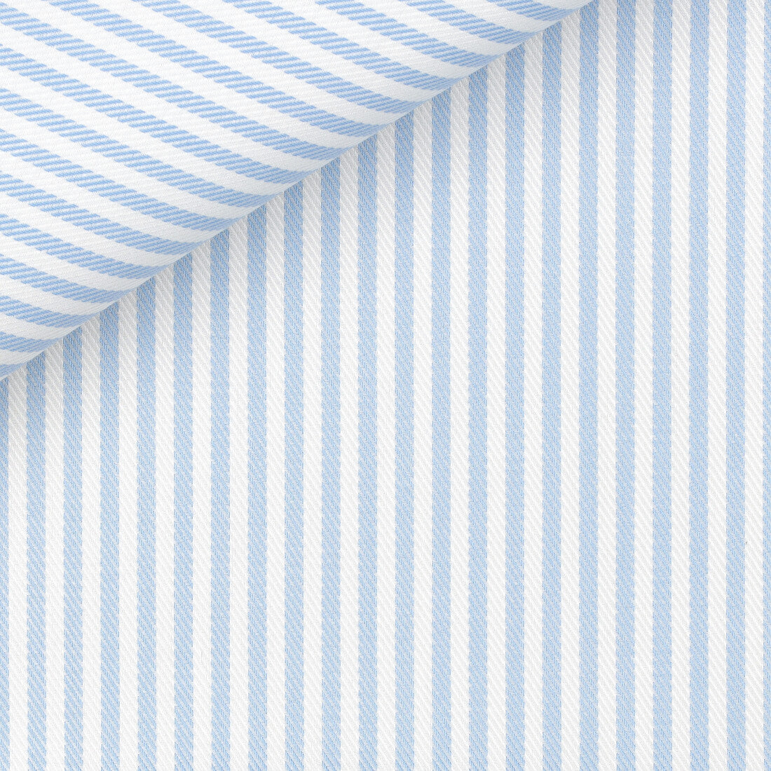 Camicia righe azzurra  Antipiega Twill Easy Iron doppio ritorto