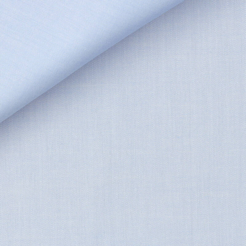Camicia Azzurra Yoga Twill Stretch Naturale 100/2 | Albini