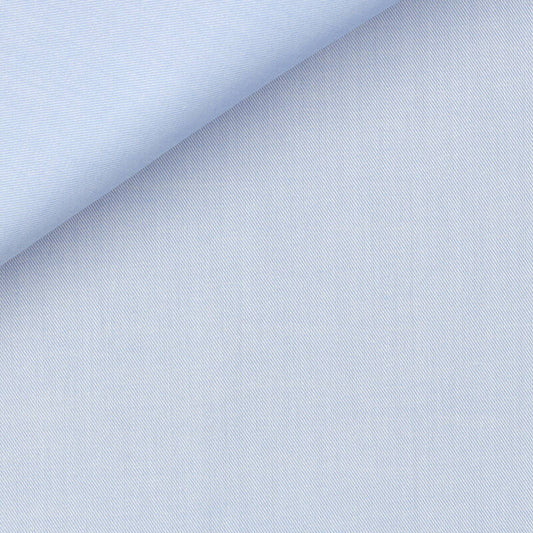 Camicia Azzurra Yoga Twill Stretch Naturale 100/2 | Albini